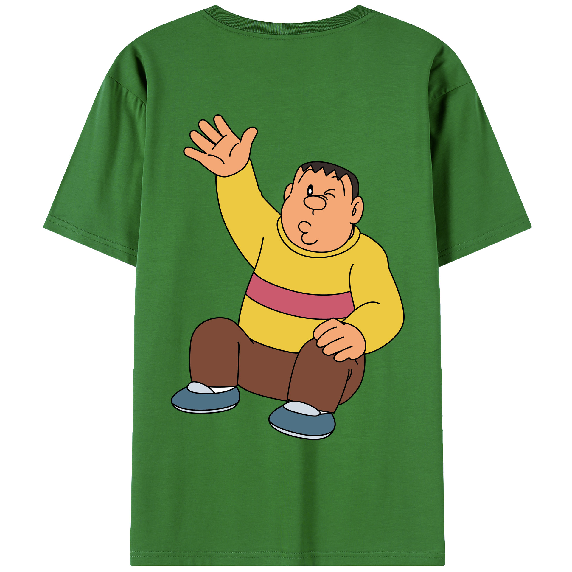（画像用） ドラえもん 剛田武 Doraemon Gouta Takeshi レディース半袖Tシャツ(バックプリント)